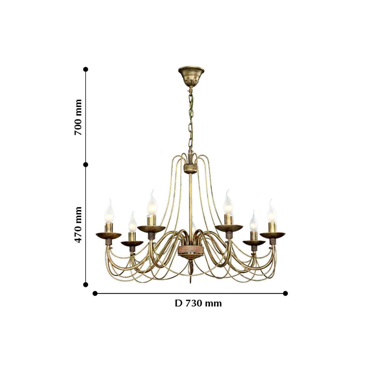 Дополнительная картинка Подвесная люстра F-Promo Chateau 2163-7P