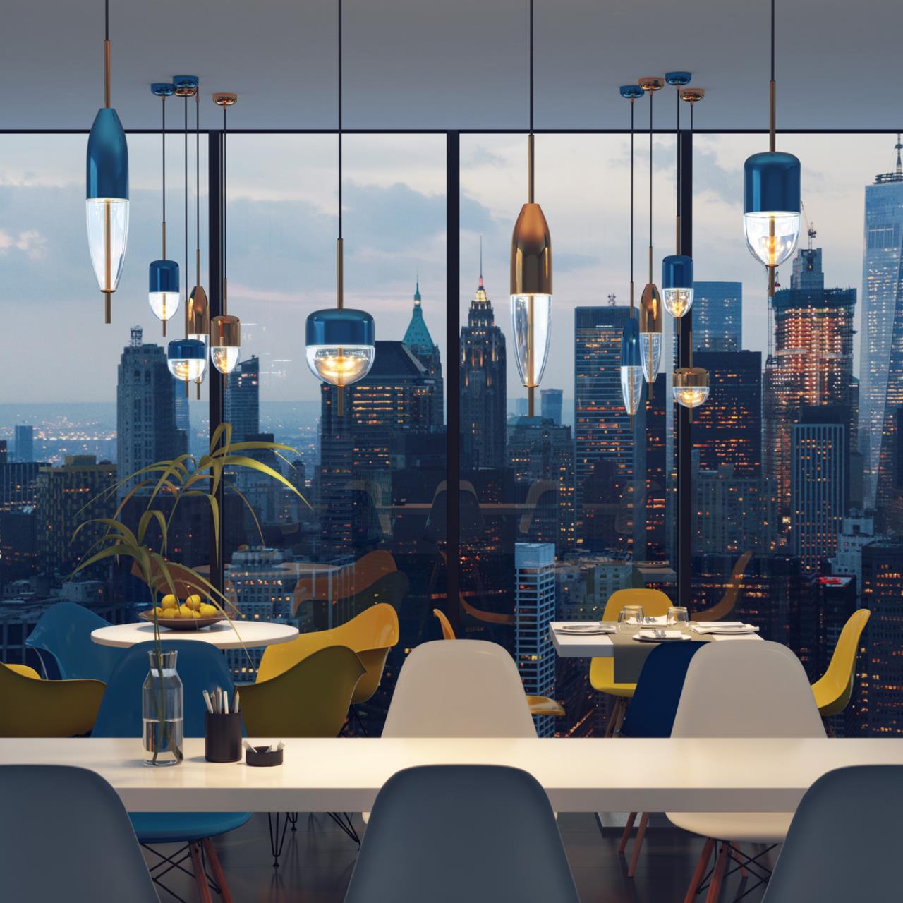 Картинка Подвесной светодиодный светильник Odeon Light Pamfa 4621/12L