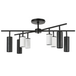 люстры lr728364874 люстра rullo 8х50w gu10 черный - белый  571728 - 214436-4 - 214487-4, доставка по Казахстану 