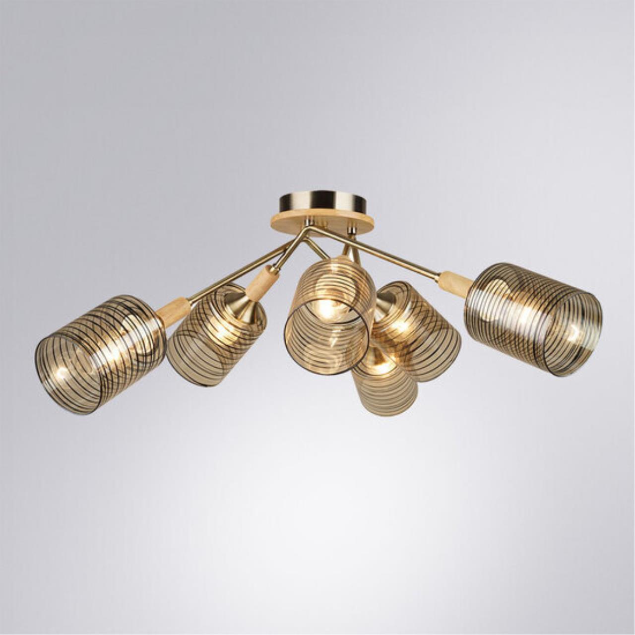 Дополнительная картинка Потолочная люстра Arte Lamp MARIA A4536PL-6AB