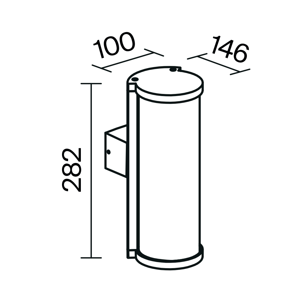 Дополнительная картинка Настенный светильник (бра) Outdoor O451WL-01GF