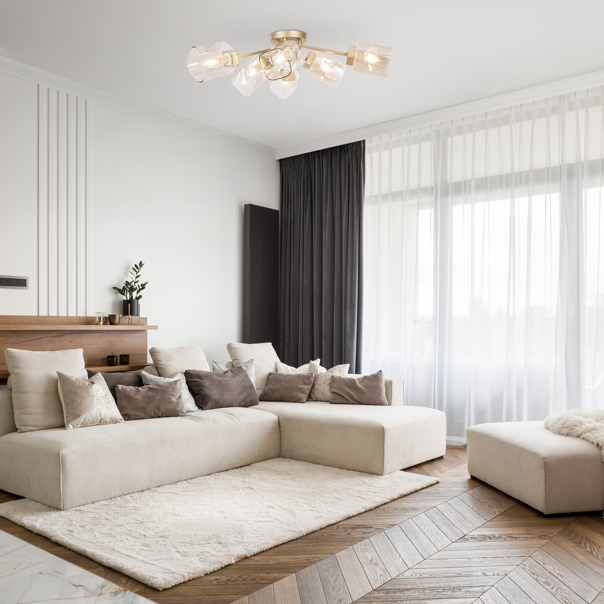 Дополнительная картинка Потолочная люстра Freya Isabella FR5095CL-06G