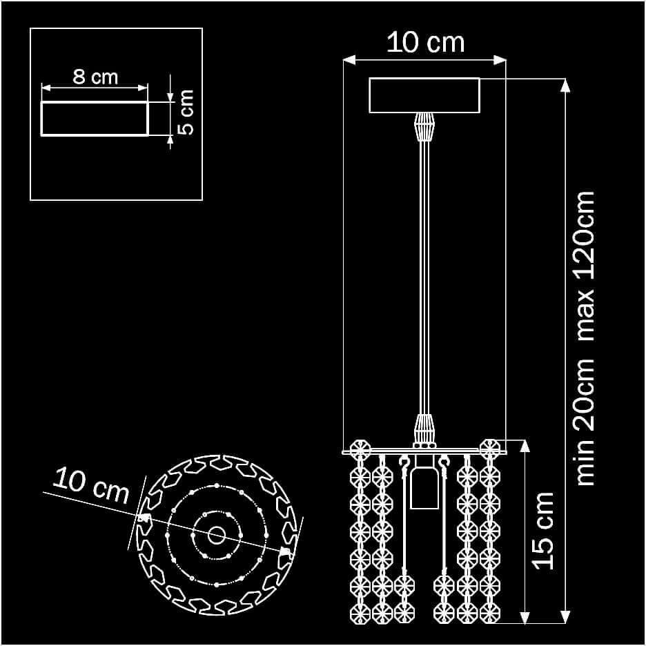 Картинка Подвесной светильник Lightstar Cristallo 795312