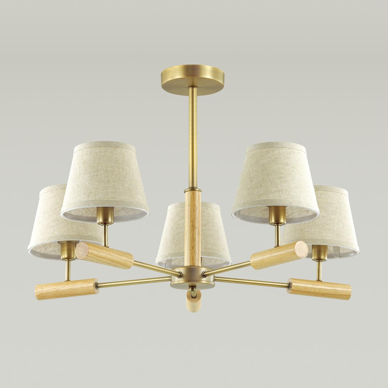 Картинка Потолочная люстра Lumion Robin 3703/5C