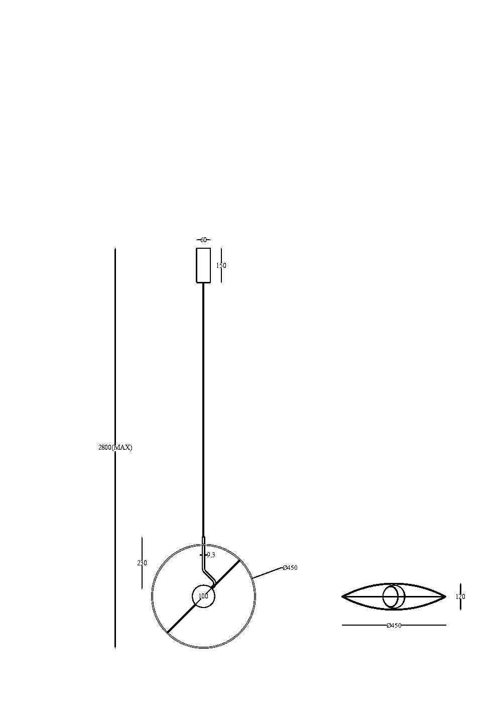Дополнительная картинка Подвесной светильник Maytoni MOD154PL-L6W3K
