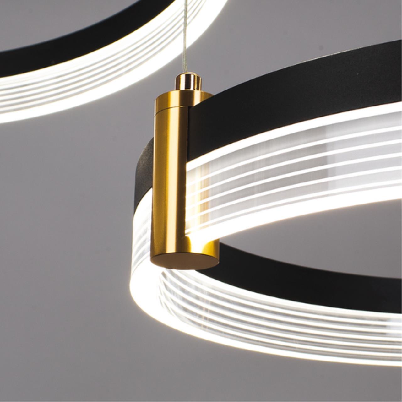 Картинка Подвесной светодиодный светильник Arte Lamp Mercury A2185SP-3BK