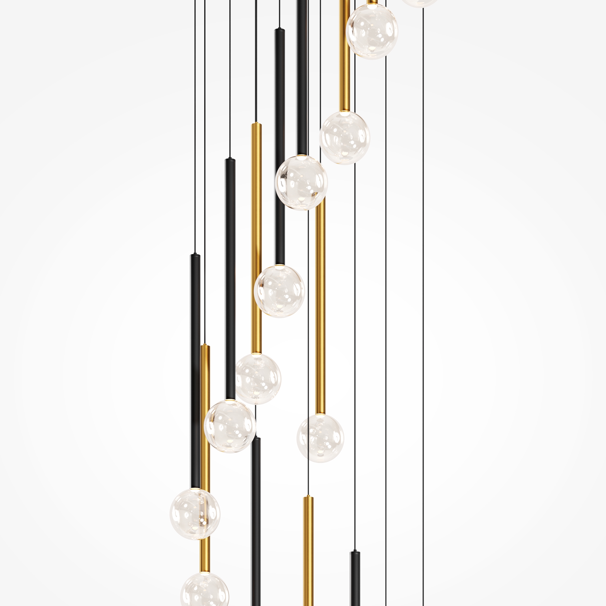 Дополнительная картинка Люстра Maytoni MOD383PL-L40BBS3K