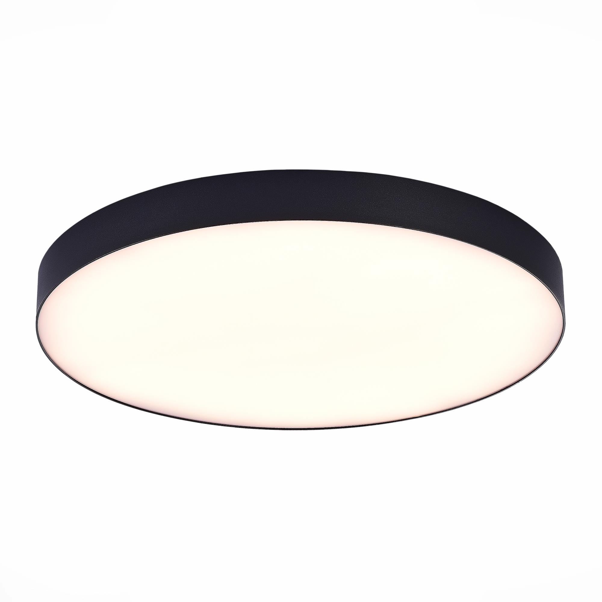 люстры st606.432.96 светильник потолочный черный led 1*96w 3000k 8 640lm ra>85 120° ip20 d600xh55 185-265v, доставка по Казахстану 