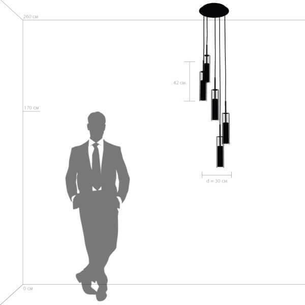 Картинка Подвесная люстра Lightstar Cilino 756054