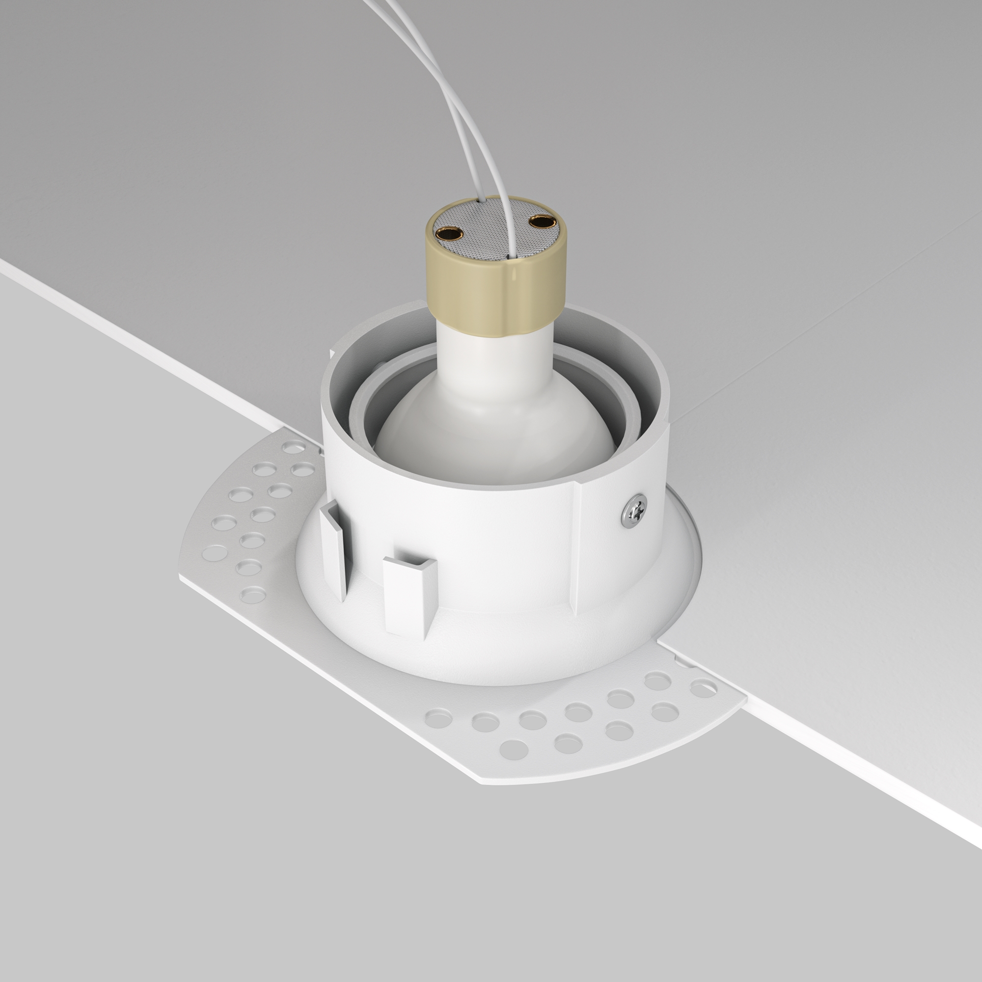 Дополнительная картинка Встраиваемый светильник Technical DL042-01-RD-W