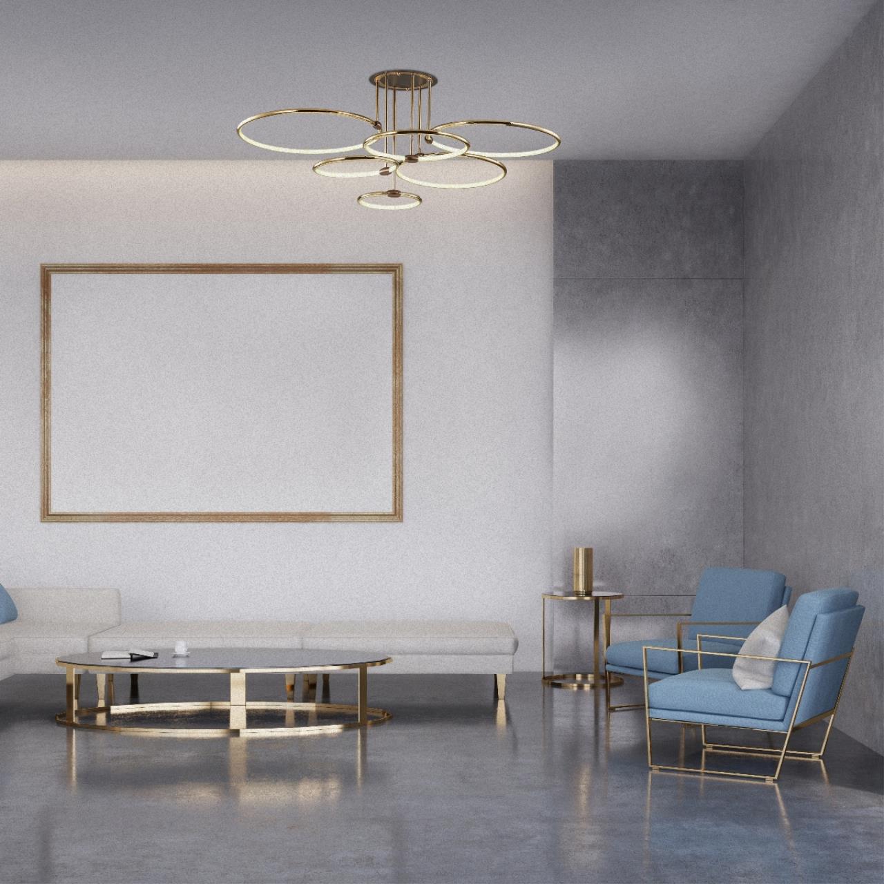 Дополнительная картинка Потолочный светодиодный светильник Lumion Ledio Ursula 5283/99CL