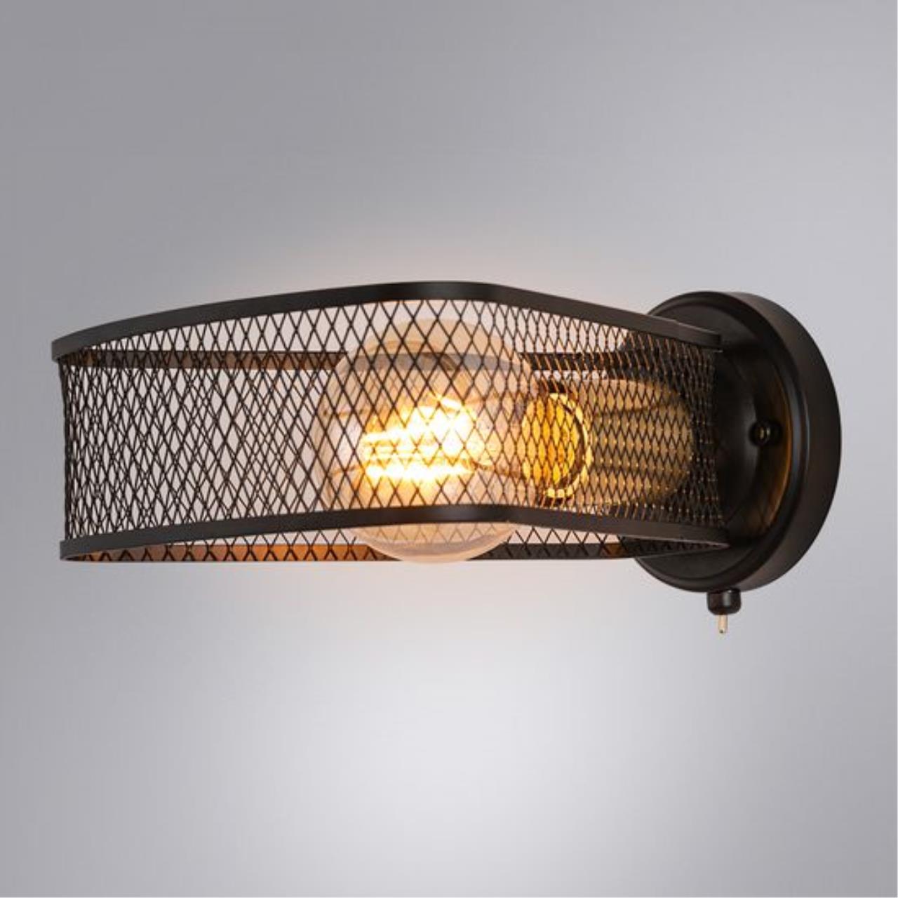 Картинка Настенный светильник Arte Lamp MAASYM A7044AP-1BK