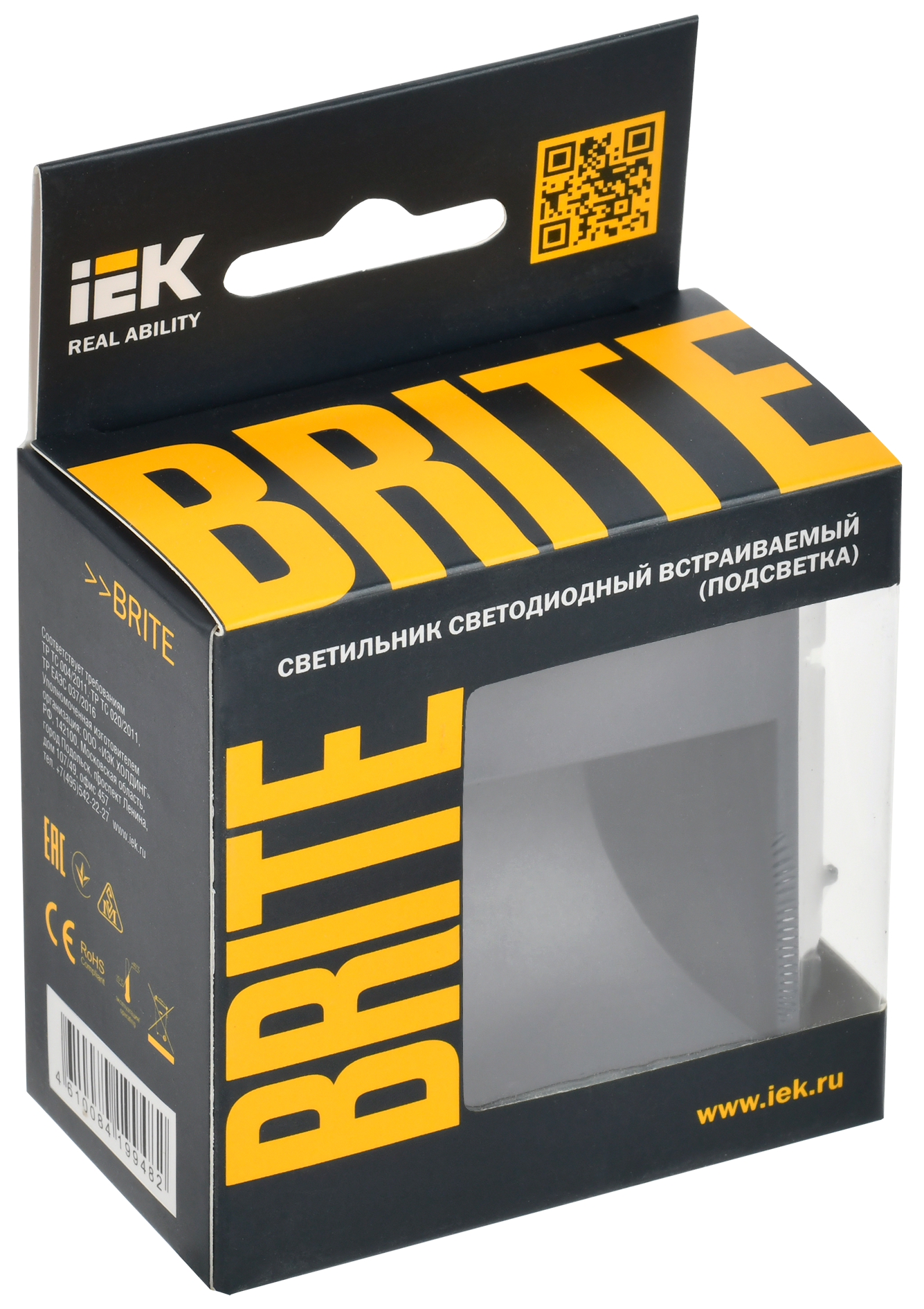 BRITE Подсветка LED встраиваемая ПЛ20-БрМ мар. IEK — фото 3