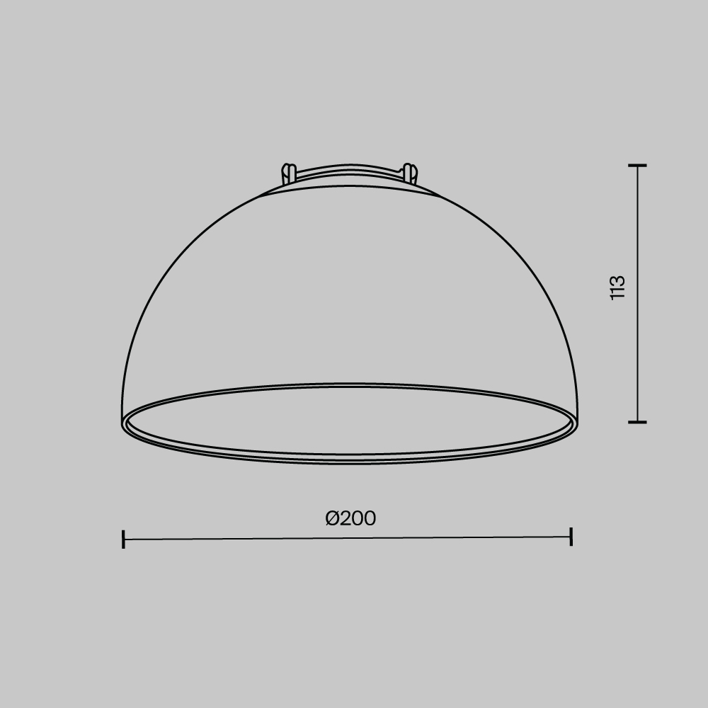 Картинка Подвесной светильник Technical TR126B-20W3K-W