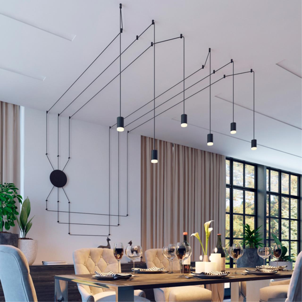 Картинка Подвесной светодиодный светильник Novotech Web 357937