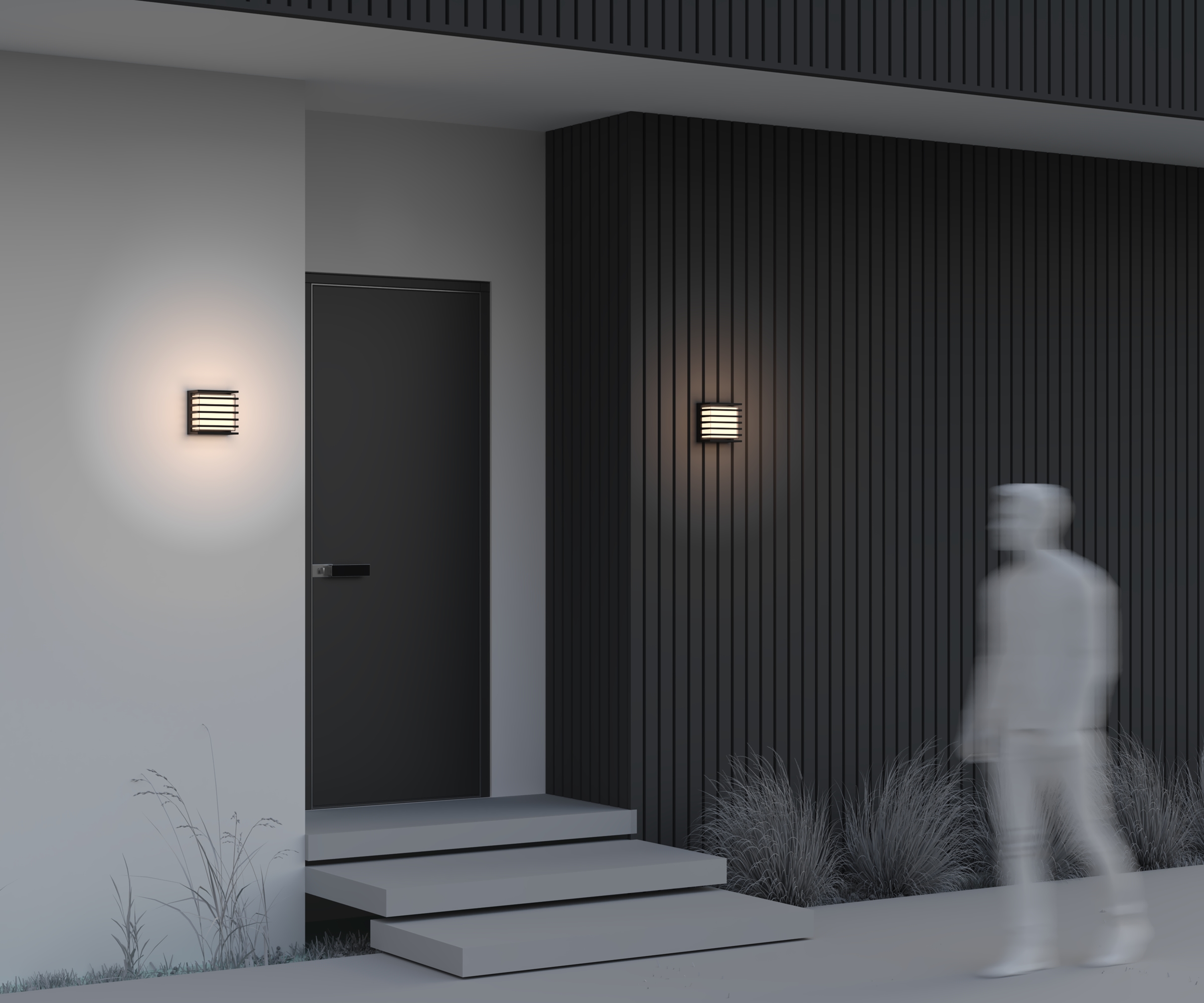 Дополнительная картинка Настенный светильник (бра) Outdoor O020WL-L10B3K