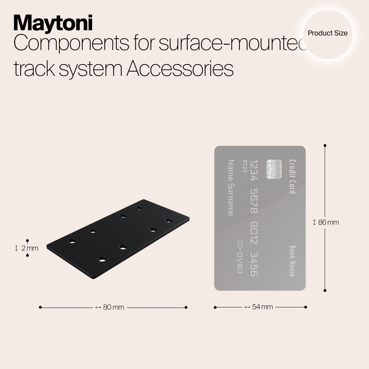 Дополнительная картинка Прямой коннектор Maytoni Magnetic track system TRA004C-21S