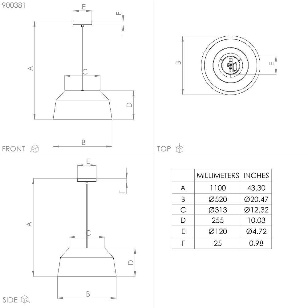 Картинка 900381 Подвесной светильник CONTRISA