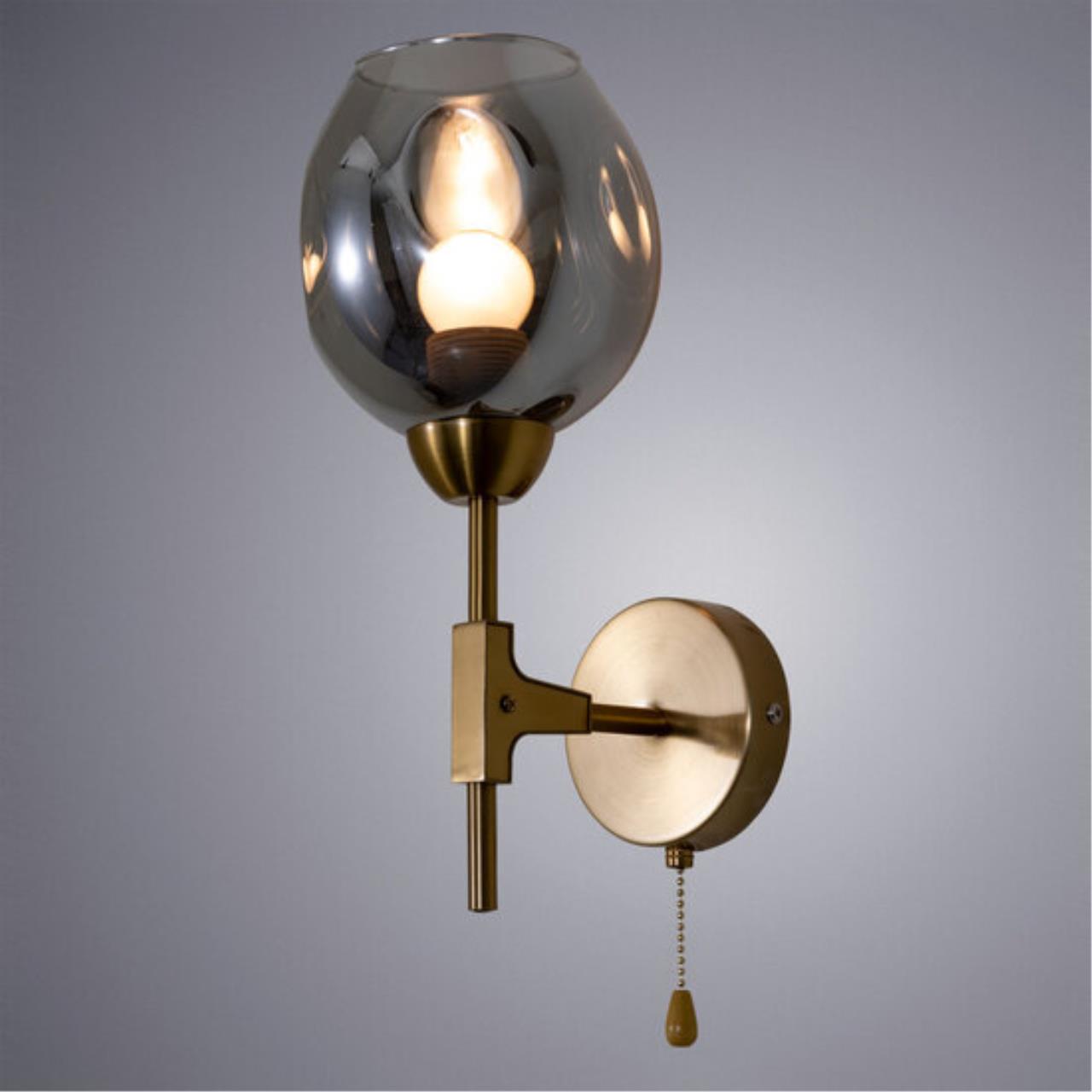 Картинка Бра Arte Lamp Yuka Smoky A7759AP-1PB