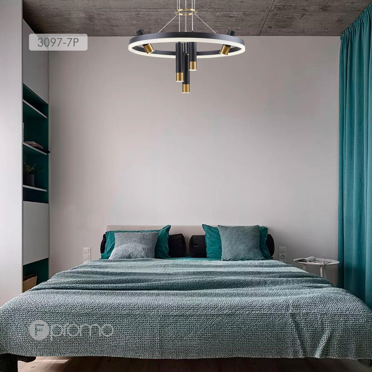 Дополнительная картинка Подвесная люстра Daur 3097-7P