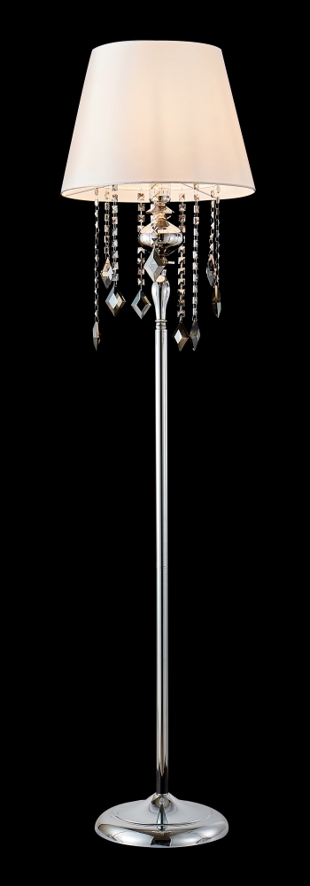 Картинка Торшер Crystal Lux MERCEDES PT1 CHROME/SMOKE Crystal Lux 0950/601