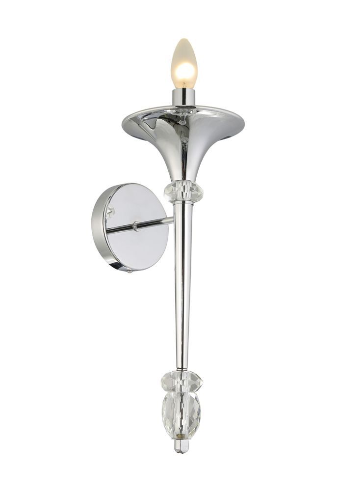 Бра Crystal Lux MIRACLE AP1 CHROME Crystal Lux 2491/401
