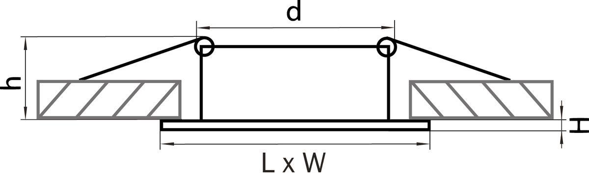 Дополнительная картинка Встраиваемый светильник Lightstar Lega 16 011037