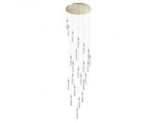 newport 4520 4528+14/s gold , подвесной светильник , gold clear crystal  d80*h340 cm g9 22*60w, доставка по Казахстану 