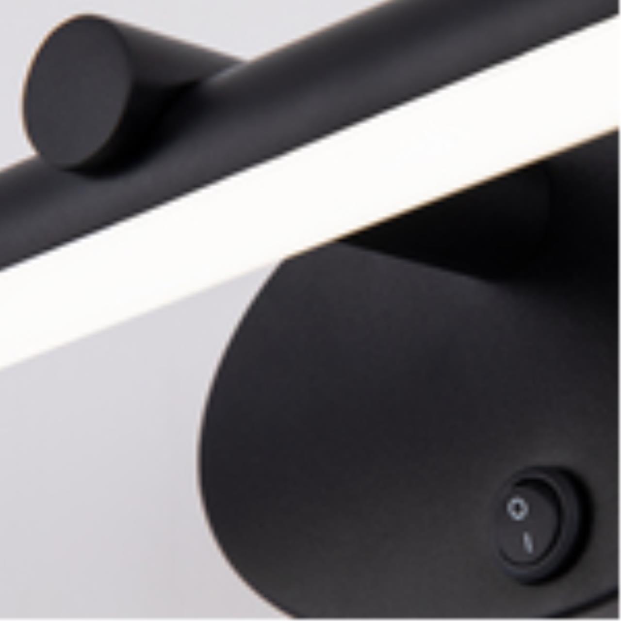 Картинка Подсветка для зеркал Arte Lamp Ronnie A8025AP-1BK