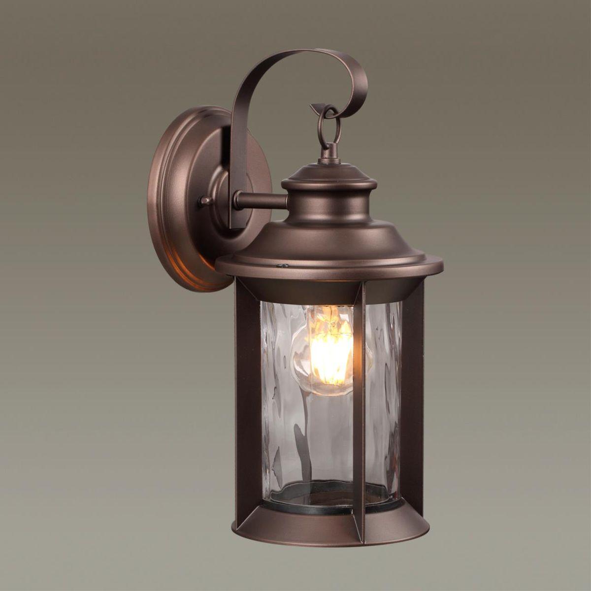 Картинка Уличный настенный светильник Odeon Light Nature Mavret 4961/1W