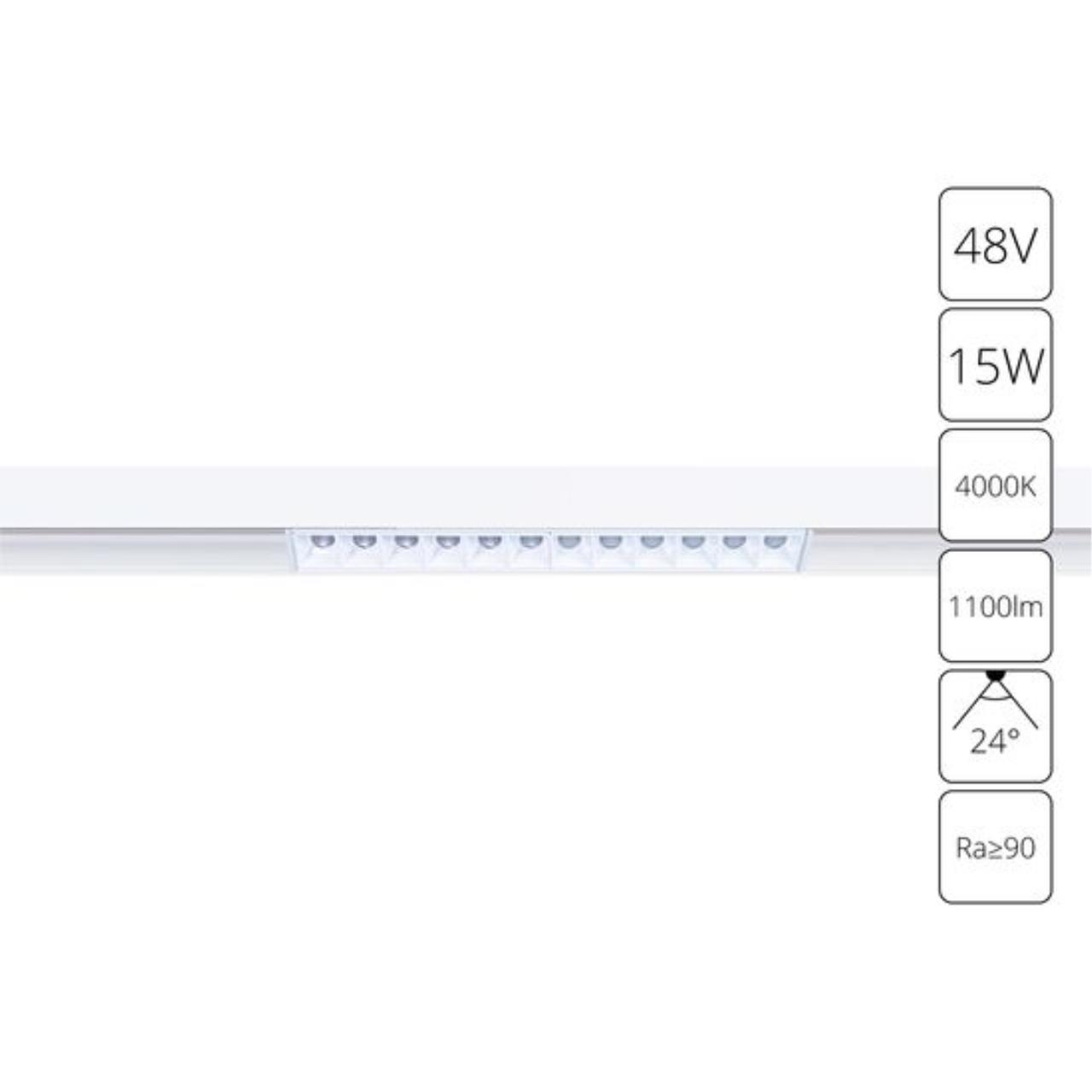 Дополнительная картинка Магнитный трековый светильник Arte Lamp LINEA A4634PL-1WH
