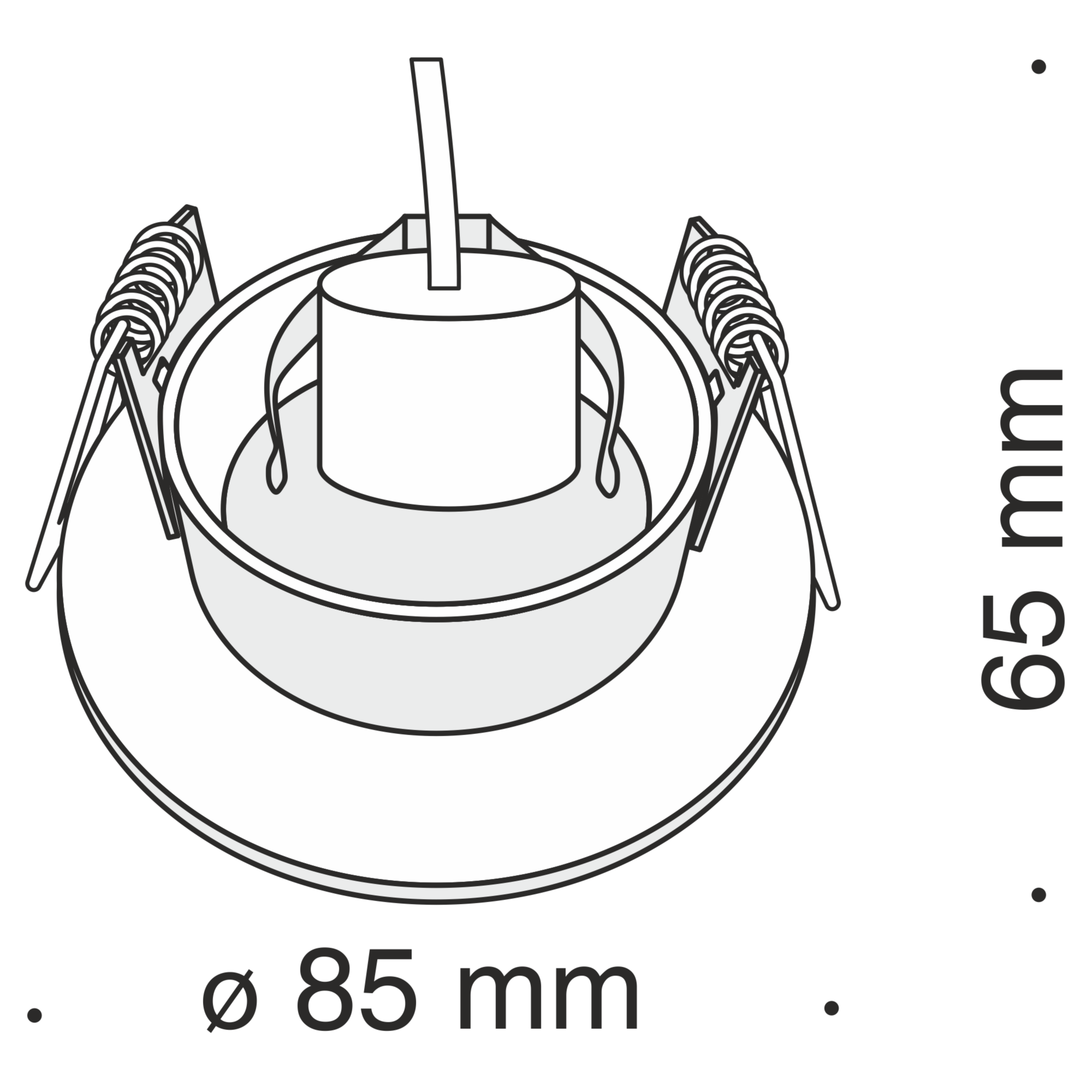 Дополнительная картинка Встраиваемый светильник Maytoni Slim DL027-2-01B