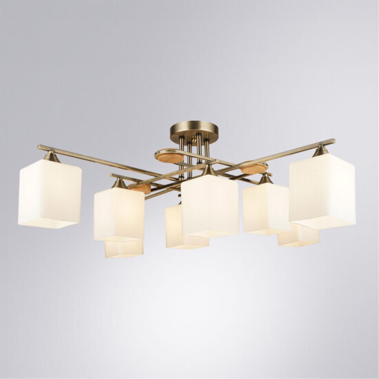 Дополнительная картинка Потолочная люстра Arte Lamp LARGO A4497PL-8AB