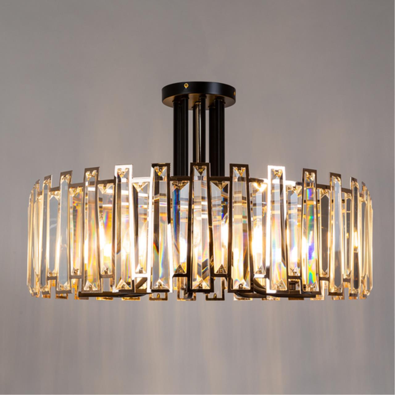 Дополнительная картинка Люстра Arte Lamp AMBER A1028PL-8BK