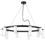 lr0203658651 подвесной светильник rullo 10х50w gu10 черный/белый (571020+214436-5+214486-5+202431-10), доставка по Казахстану 