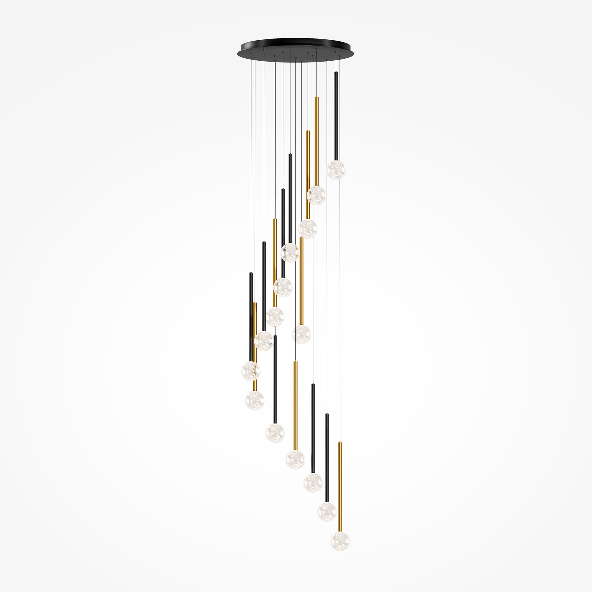 Дополнительная картинка Люстра Maytoni MOD383PL-L40BBS3K