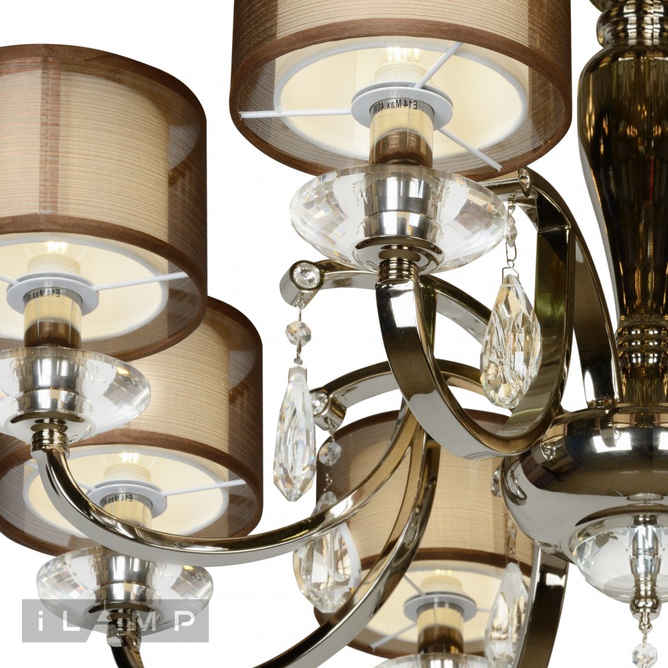 Картинка Потолочная люстра iLamp Sofia 88210/8 CR