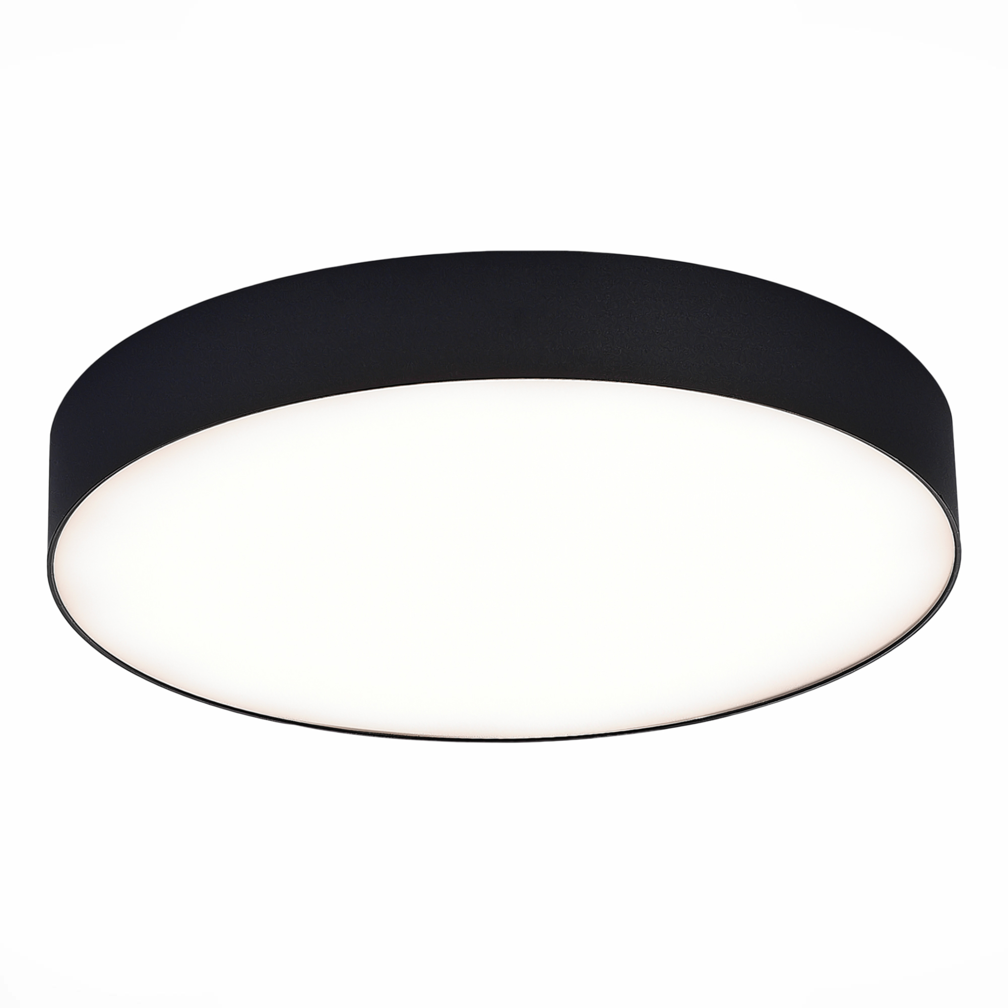 люстры st606.442.48 светильник потолочный черный led 1*48w 4000k 4 320lm ra>85 120° ip20 d400xh55 185-265v, доставка по Казахстану 