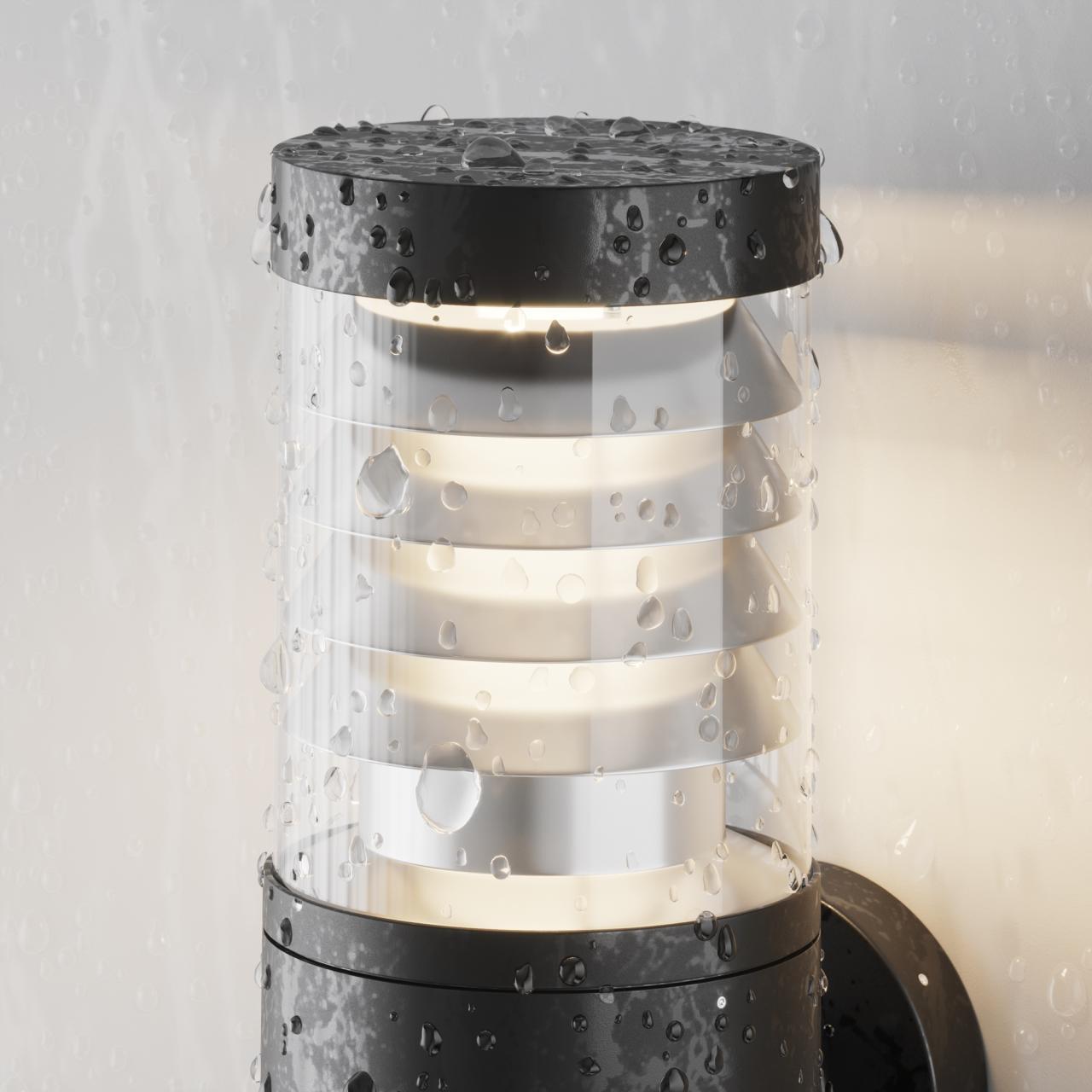 Дополнительная картинка Настенный светильник (бра) Outdoor O439WL-L12GF3K