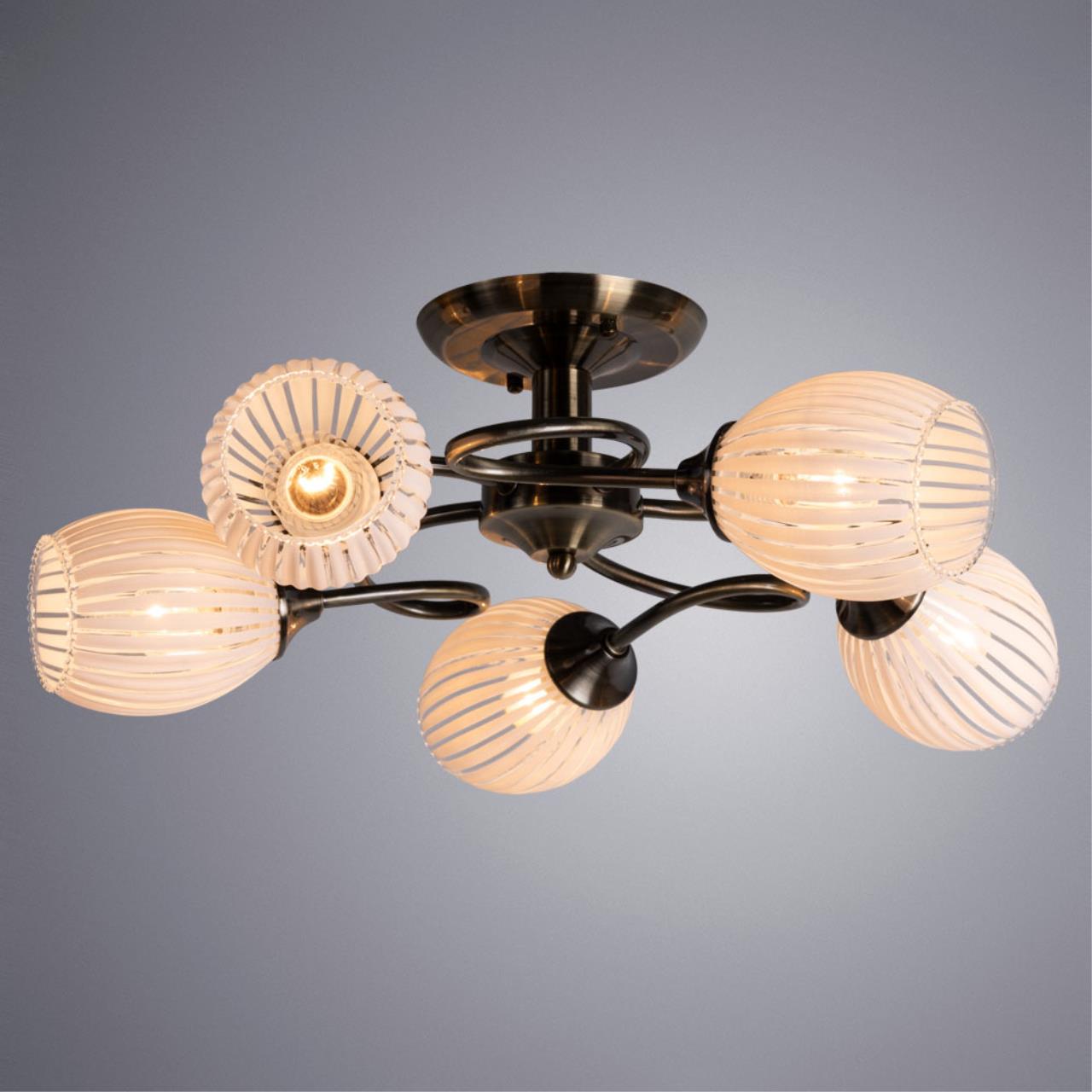 Дополнительная картинка Потолочная люстра Arte Lamp Arya A2941PL-5AB