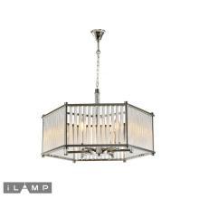 Подвесные Подвесная люстра iLamp Rich P9509-6 Nickel, доставка по Казахстану 