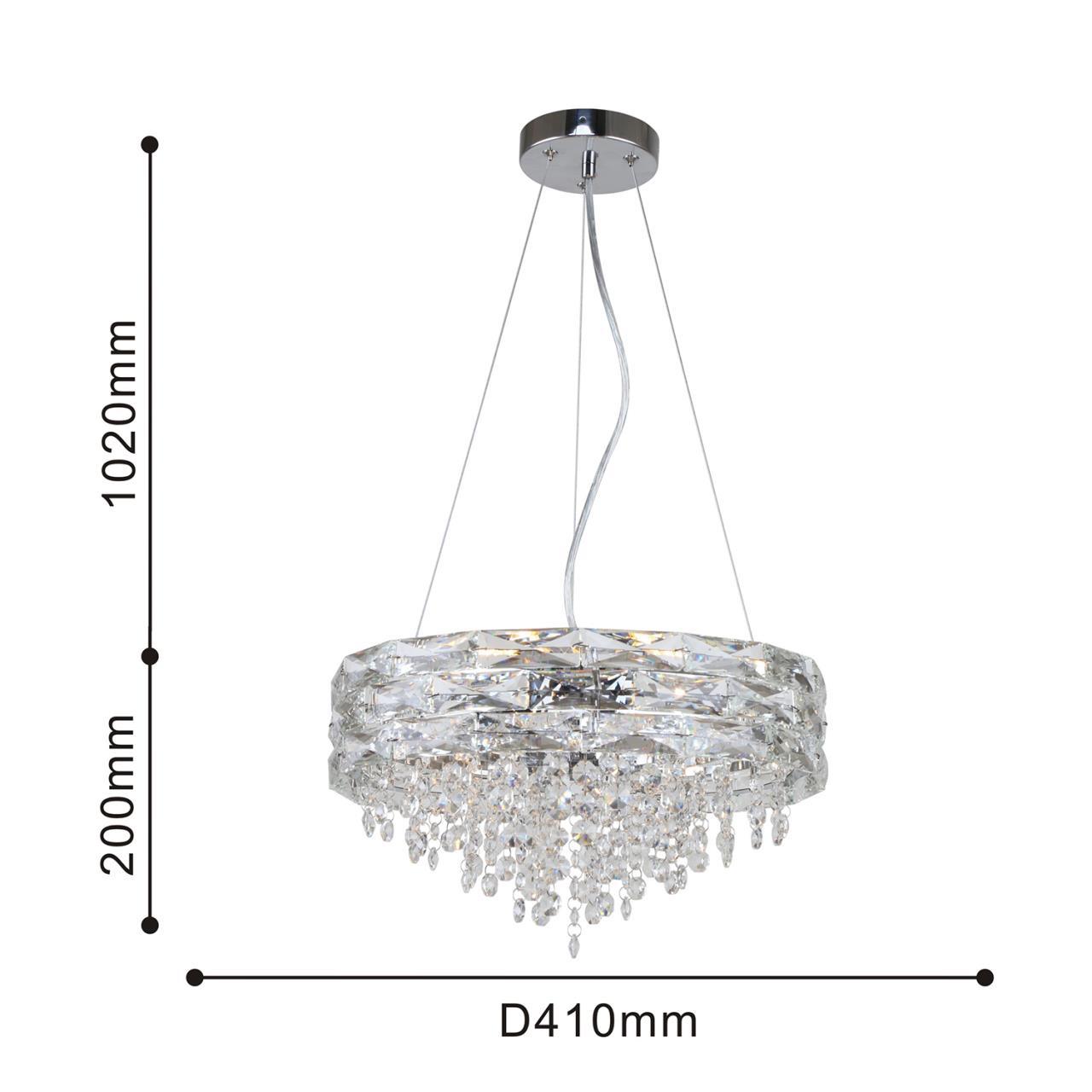 Дополнительная картинка Подвесная люстра Icicle 4250-6P