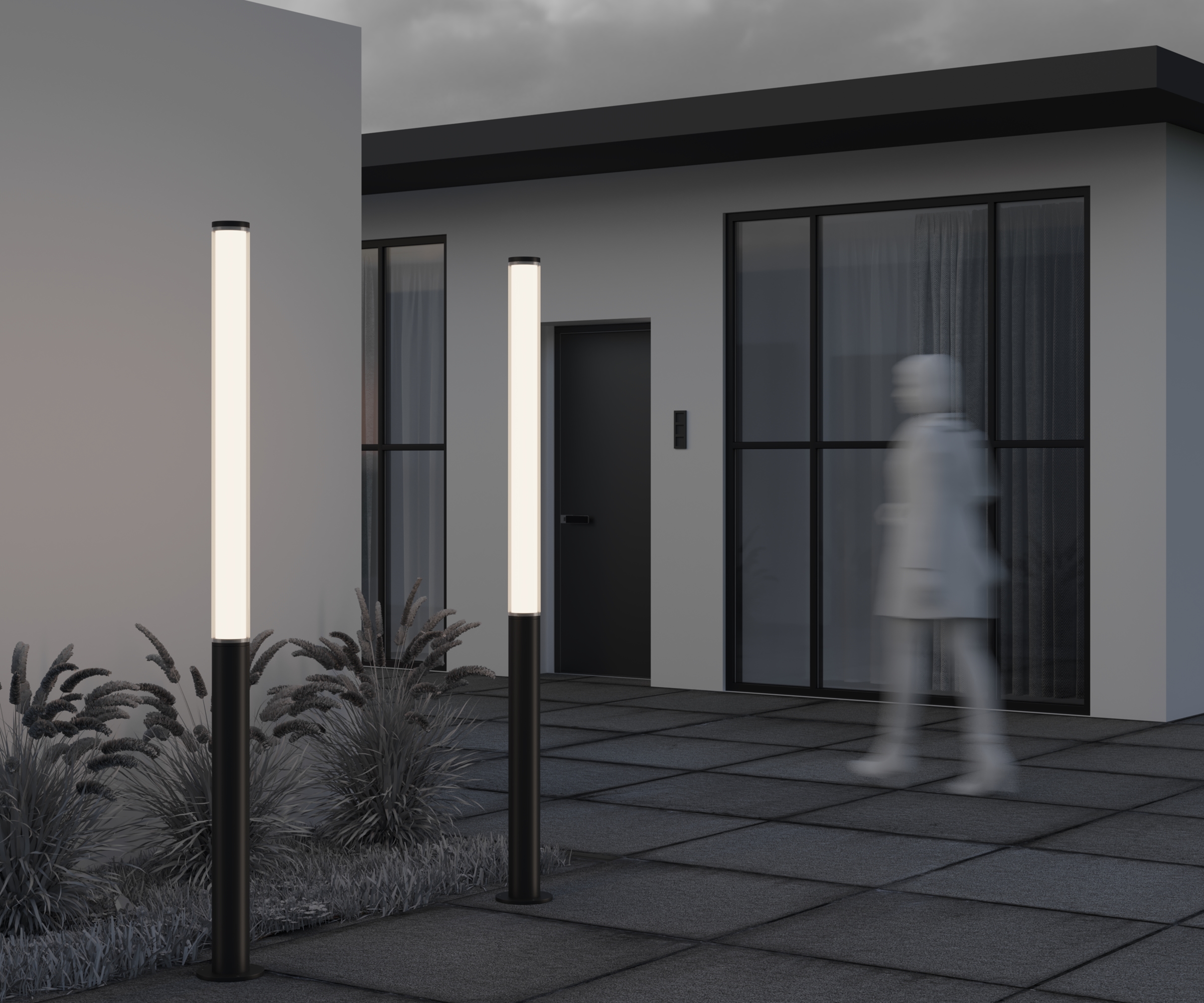 Дополнительная картинка Ландшафтный светильник Maytoni O041FL-L100B3K