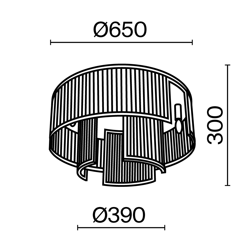 Дополнительная картинка Потолочный светильник Maytoni MOD174CL-09G