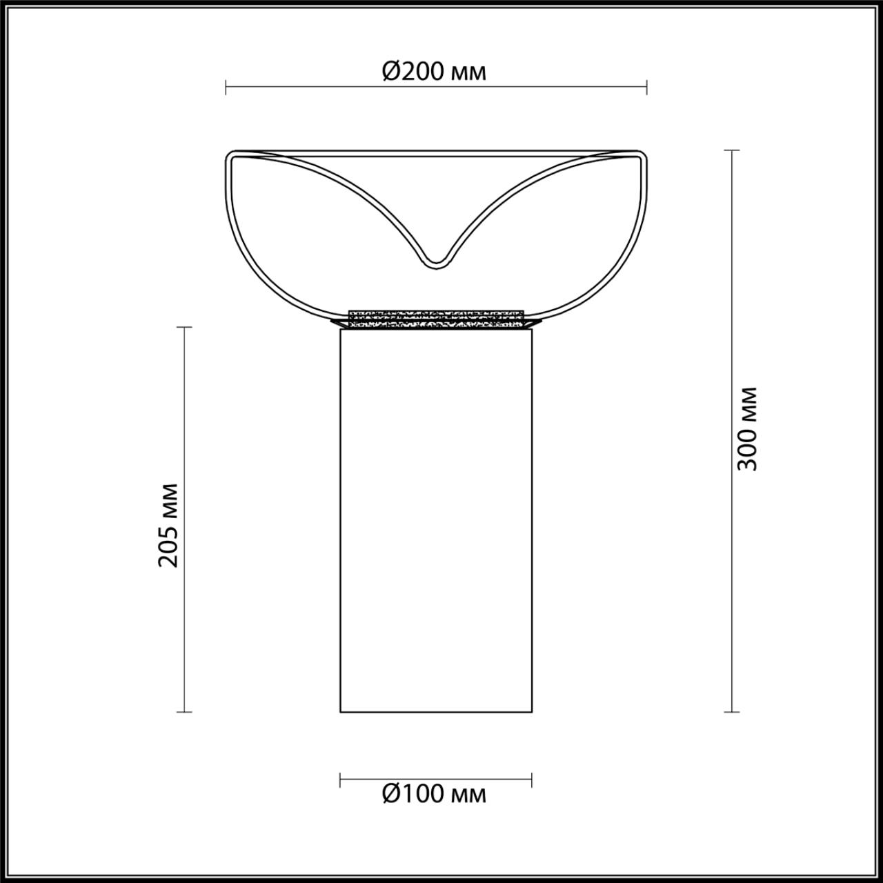 Картинка Настольная лампа Odeon Light Kaleo L-vision 4721/7TL