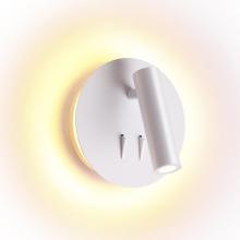 С 1 плафоном на стену Светодиодный спот Odeon Light Hightech Beam 3912/9WL, доставка по Казахстану 