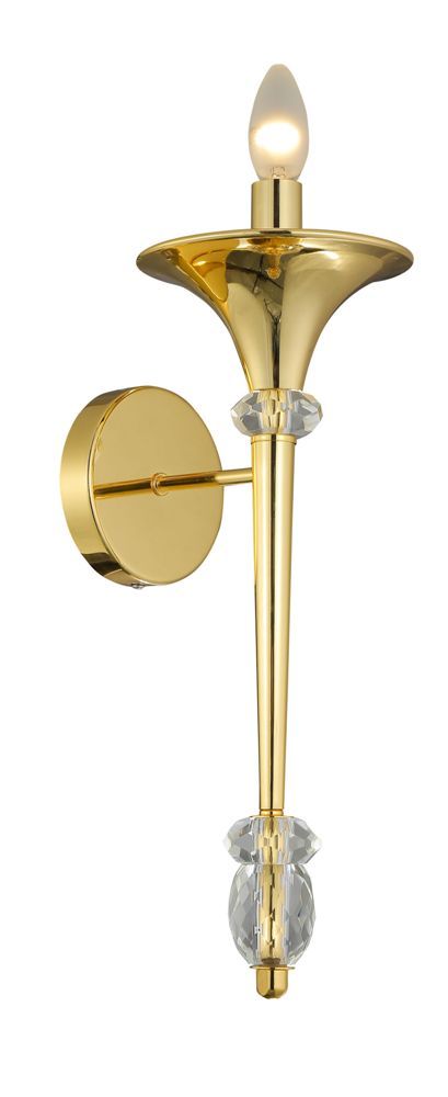Дополнительная картинка Бра Crystal Lux MIRACLE AP1 GOLD Crystal Lux 2492/401