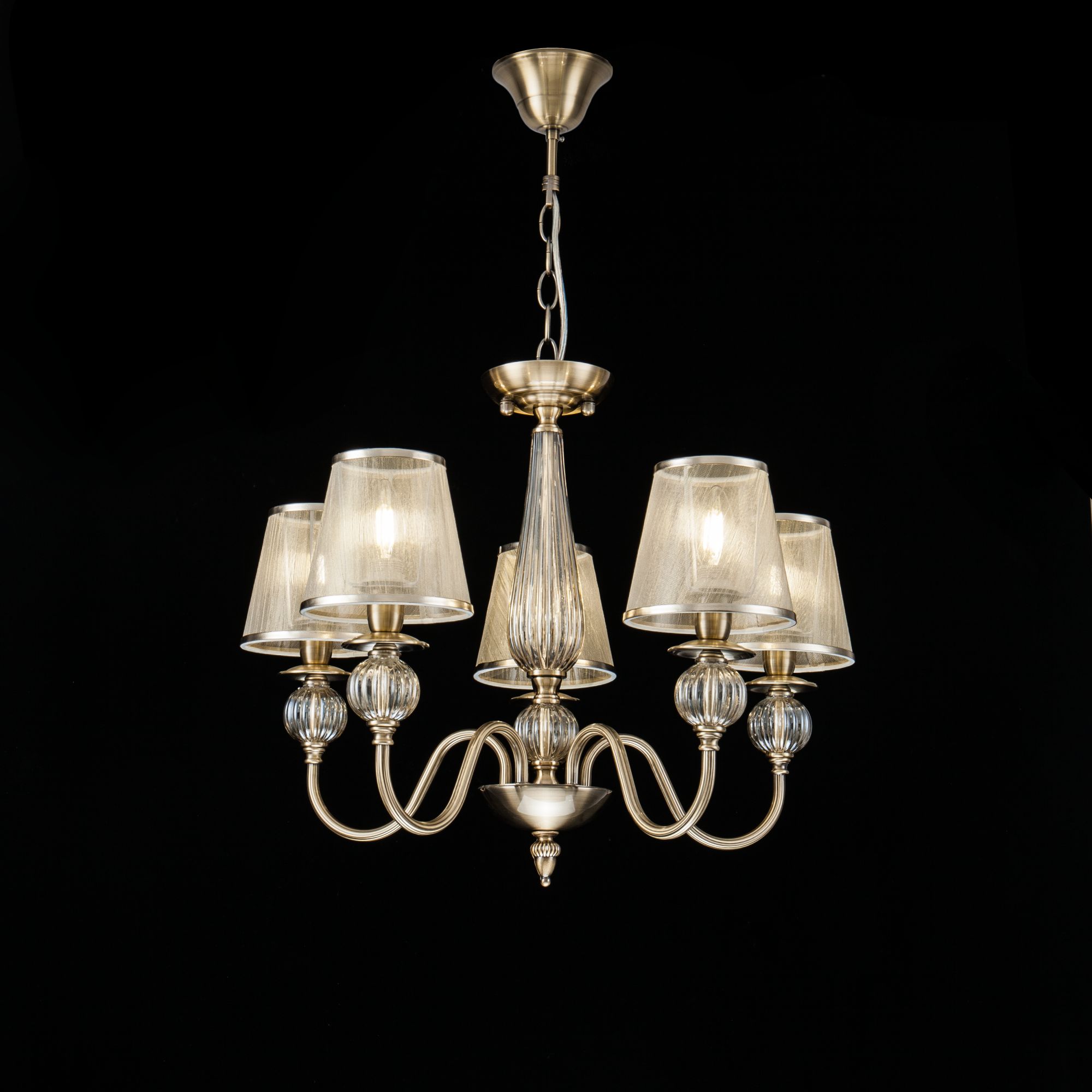 Дополнительная картинка Подвесная люстра Freya Inessa FR2685PL-05BZ