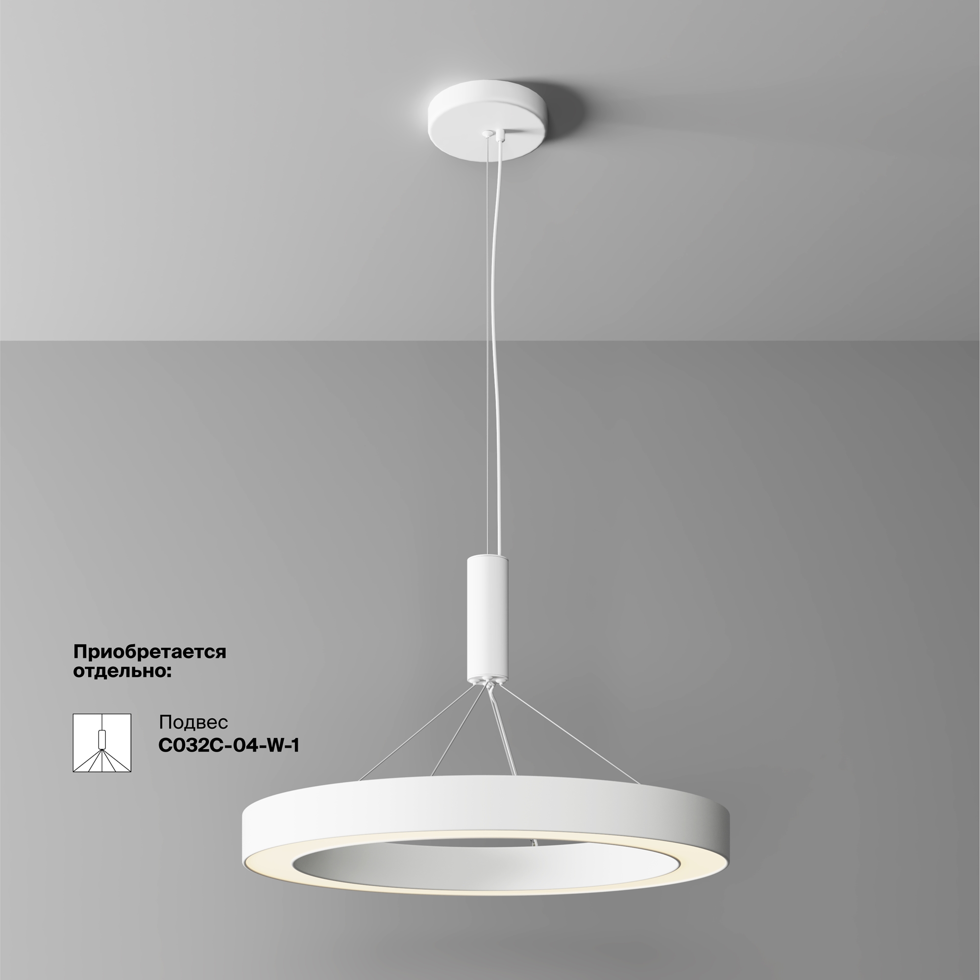Дополнительная картинка Потолочный светильник Technical C093CL-45W3K-W