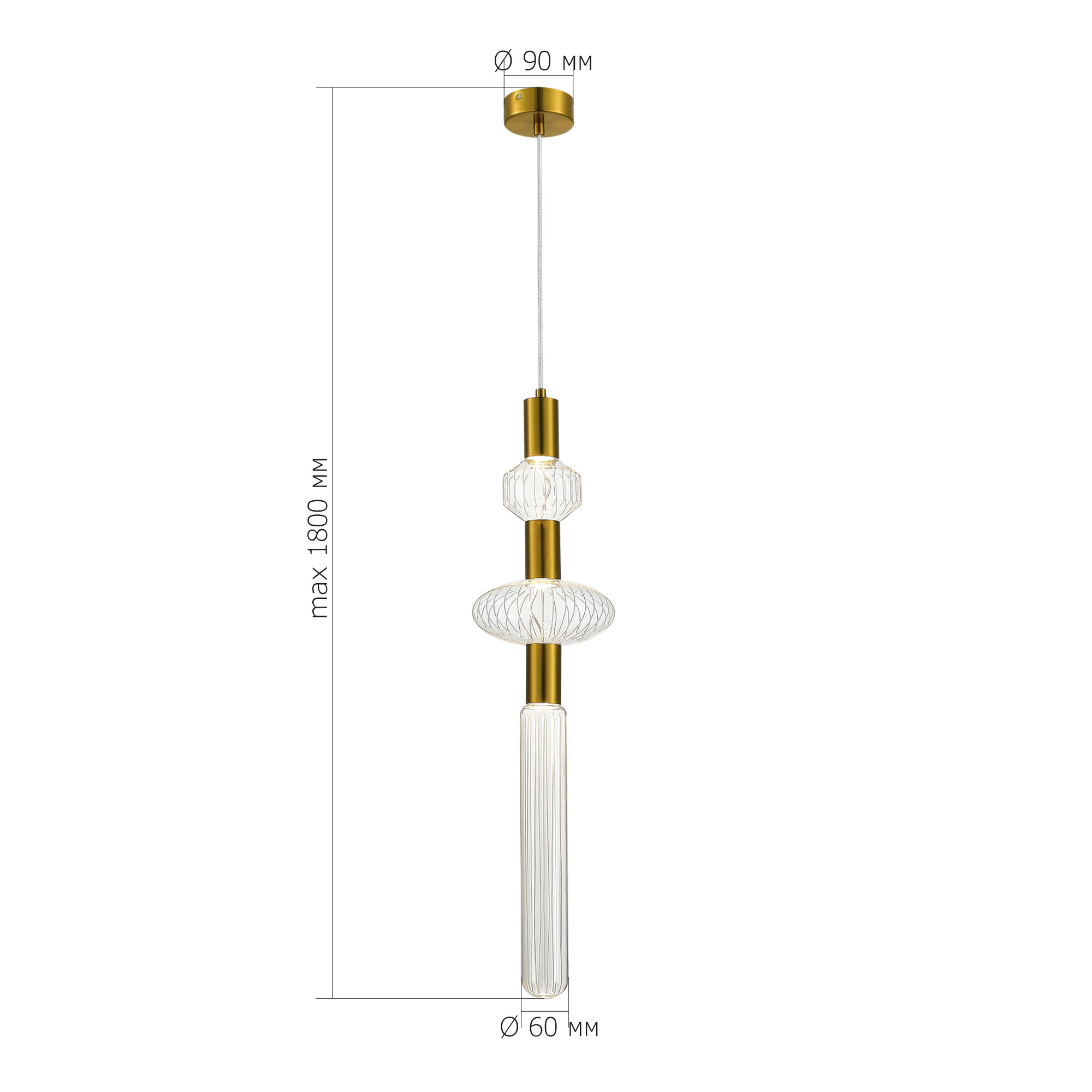 Дополнительная картинка SL6117.203.03 Светильник подвесной ST-Luce